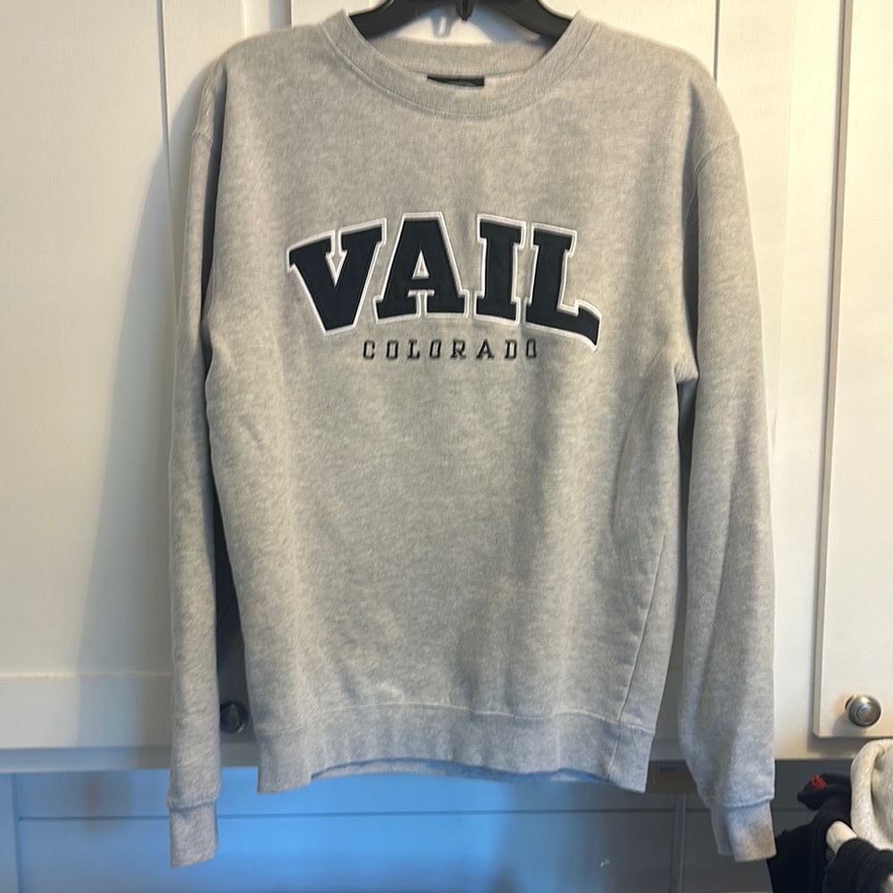 Gray Vail Colorado Sweatshirt crewneck Medium